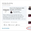 "all activity" στο Linkedin